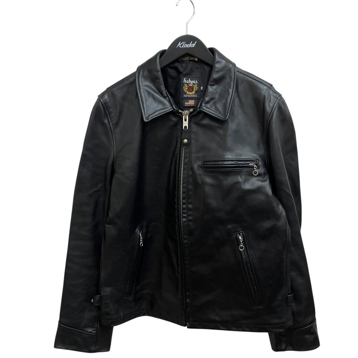 LEATHER TRUCKER JACKETレザージャケット7209