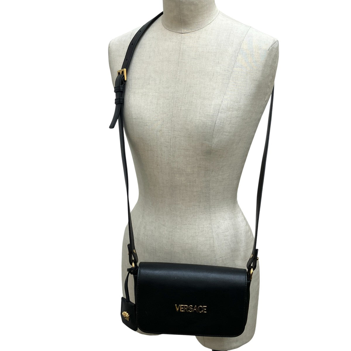 VERSACE タグナッパミニショルダーバッグ251417ABS 108747 1A13171 古着・中古-2枚目のアイテム画像