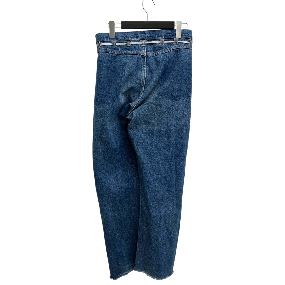 MAISON EUREKA(メゾンエウレカ) REWORK BIGGY カットオフデニム ブルー