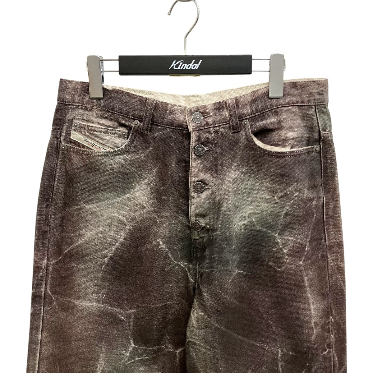 DIESEL×THUG CLUB P-THUG-PANTタックパンツ 古着・中古-3枚目のアイテム画像