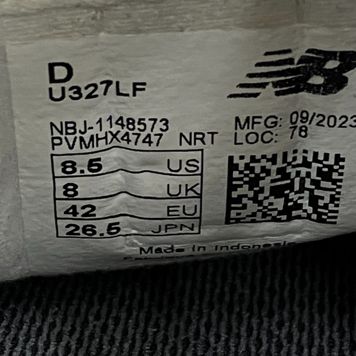 NEW BALANCE スニーカーU327LF 古着・中古-6枚目のアイテム画像