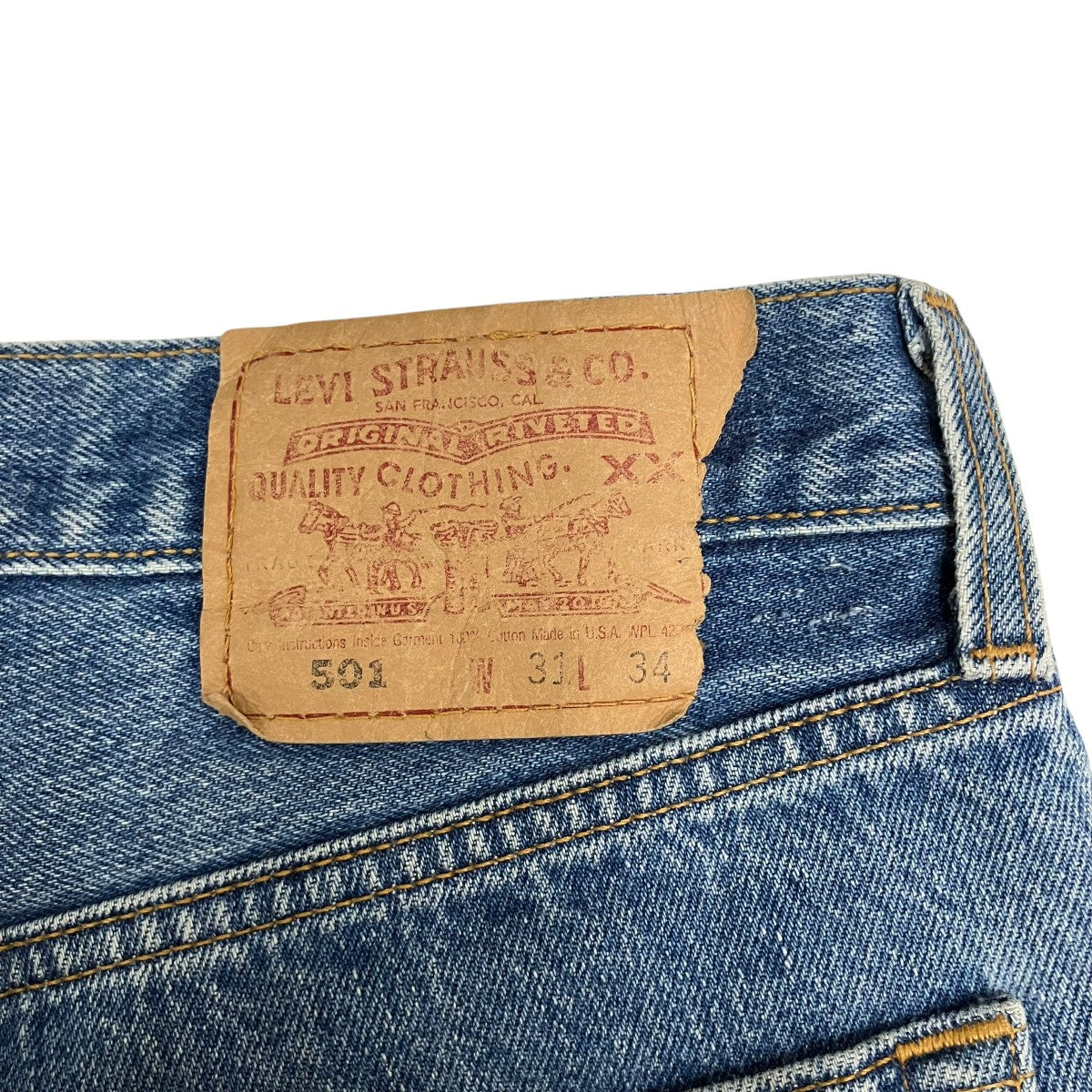 LEVI’S 90sUSA製デニムパンツ501-0193 古着・中古-7枚目のアイテム画像
