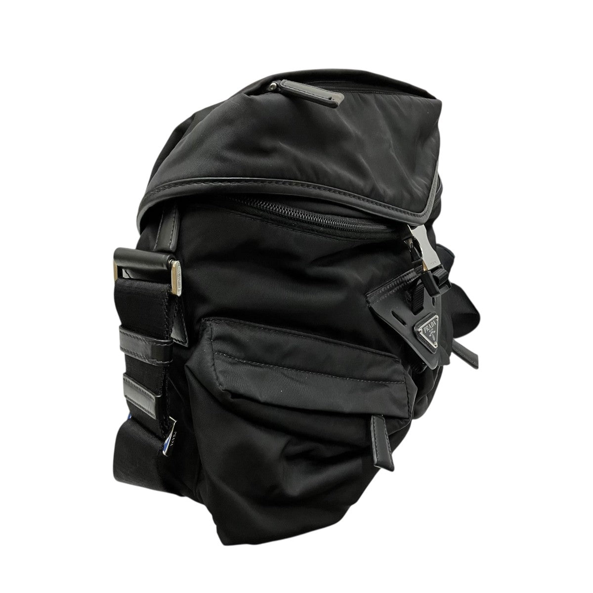PRADA Re-Nylon xレザーショルダーバッグ2VD062 古着・中古-4枚目のアイテム画像