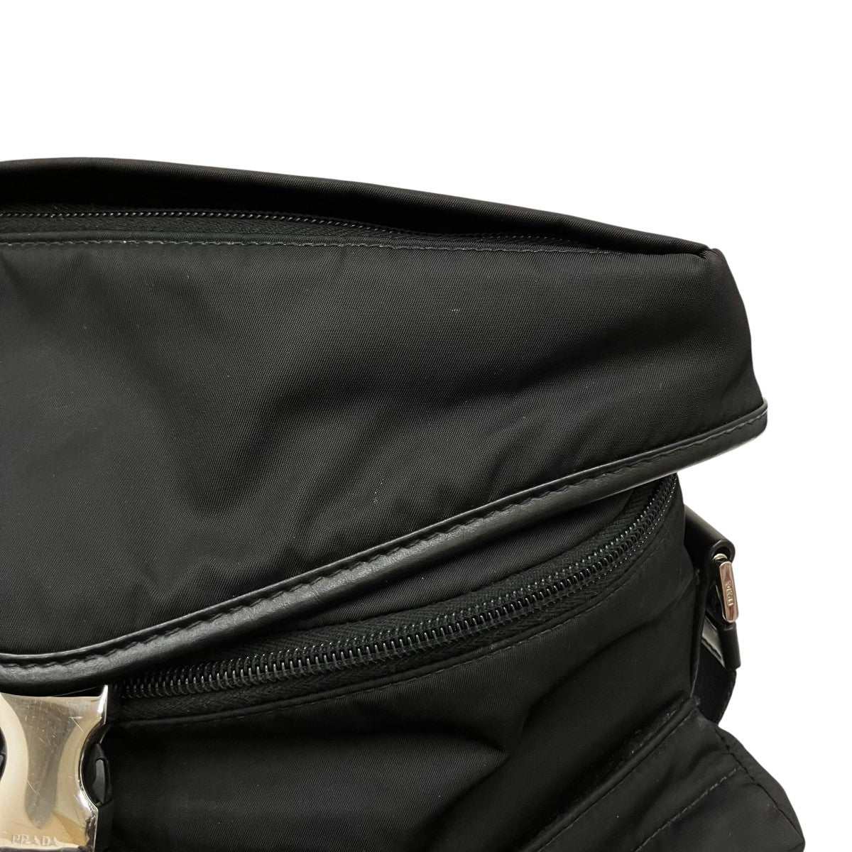 PRADA Re-Nylon xレザーショルダーバッグ2VD062 古着・中古-7枚目のアイテム画像