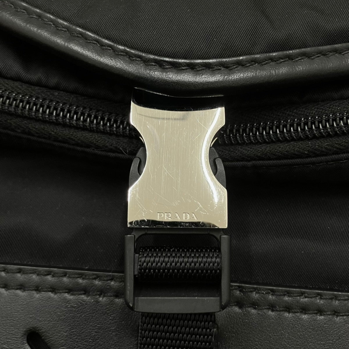 PRADA Re-Nylon xレザーショルダーバッグ2VD062 古着・中古-8枚目のアイテム画像