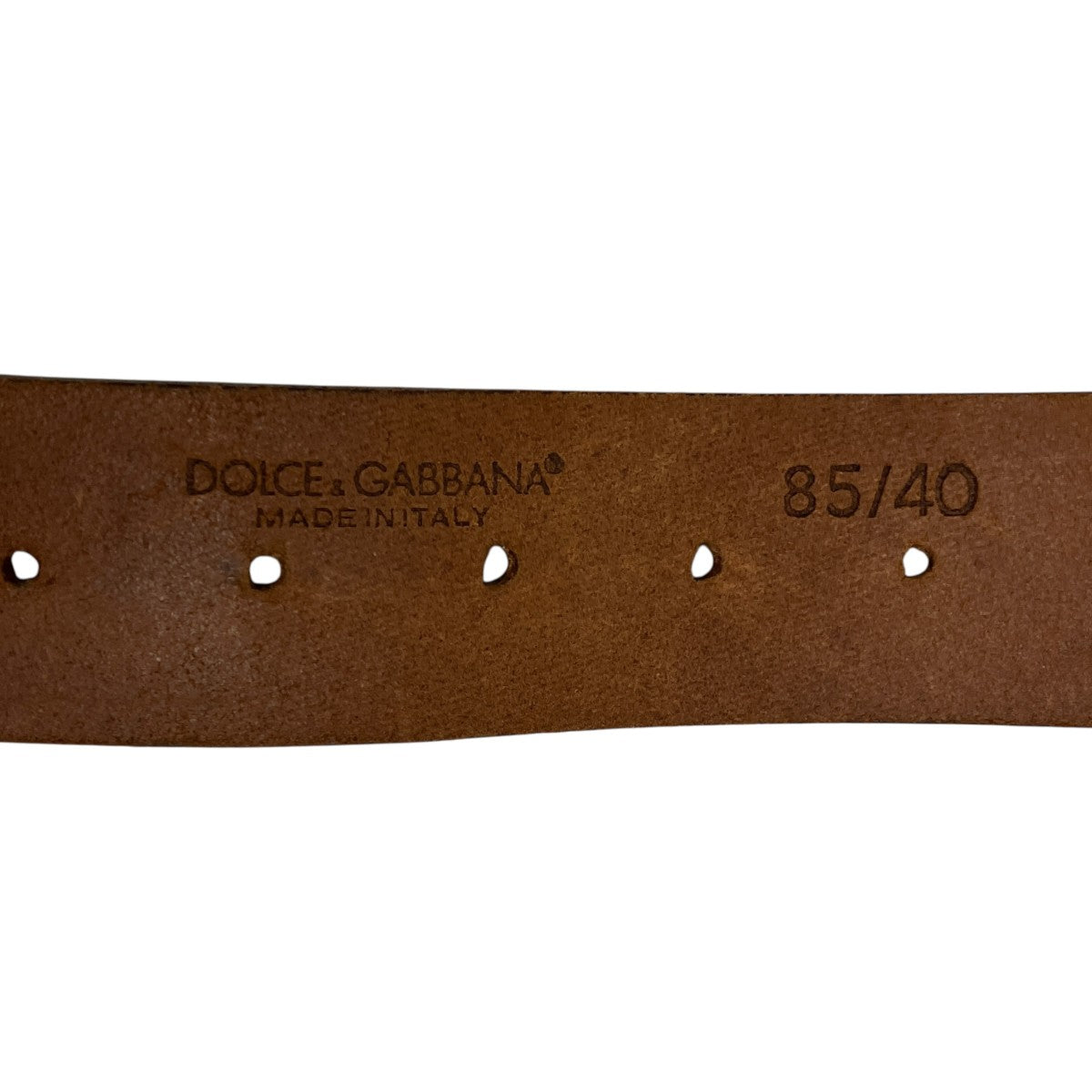 DOLCE ＆ GABBANA(ドルチェアンドガッバーナ) スタッズレザーベルト