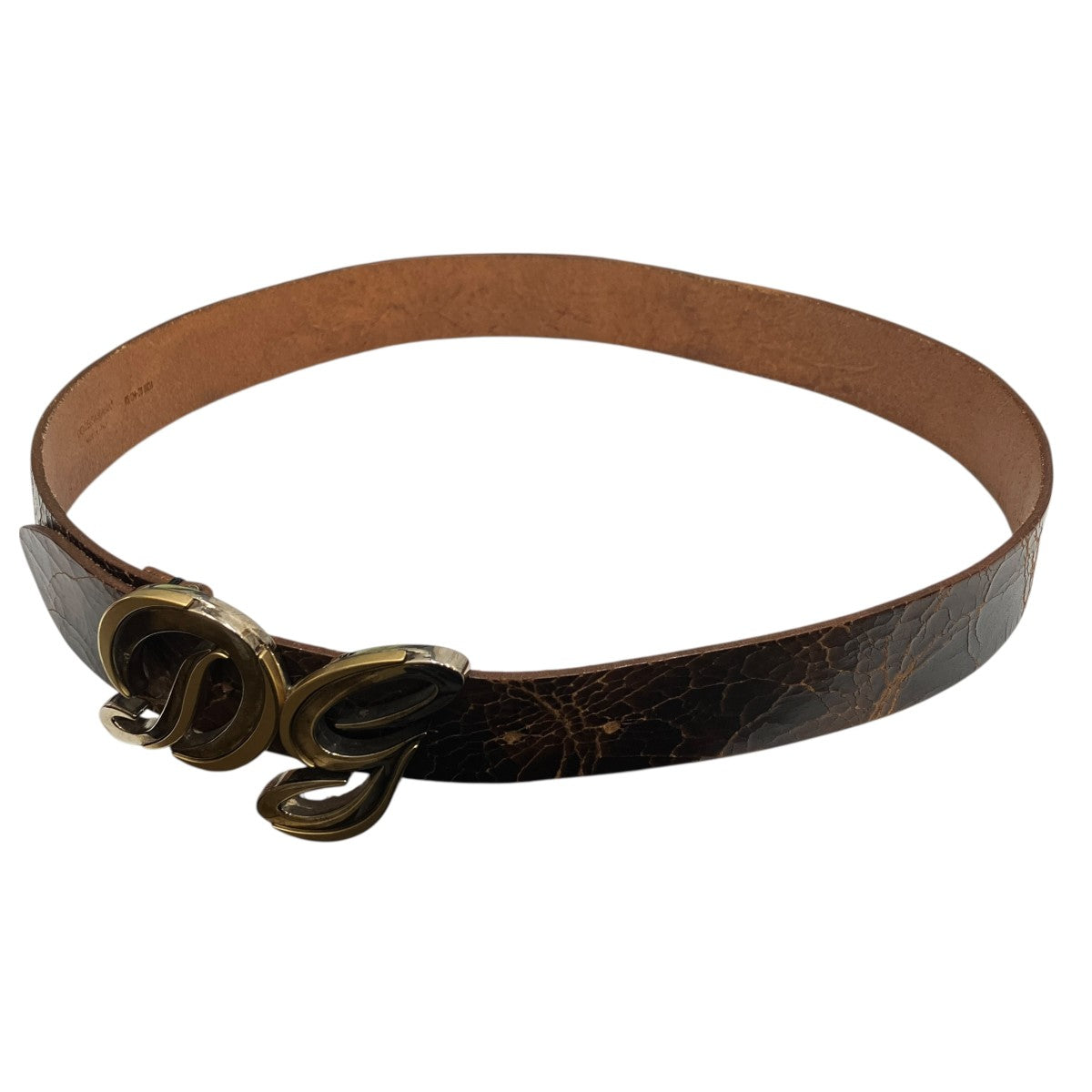 DOLCE ＆ GABBANA(ドルチェアンドガッバーナ) ロゴレザーベルト