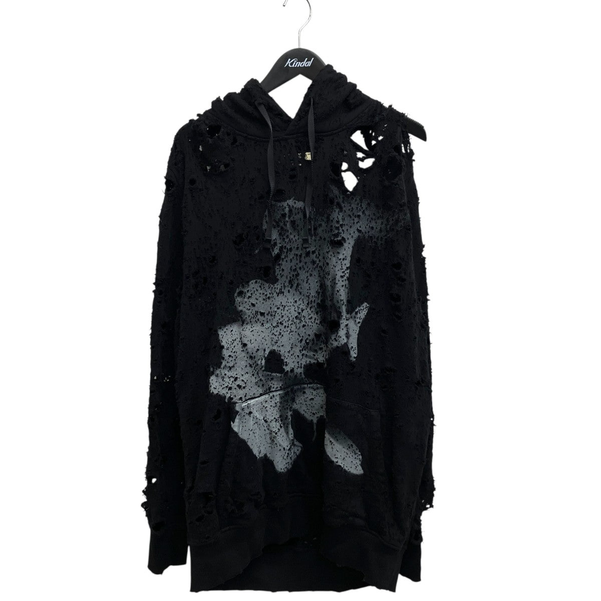 ダメージ加工パーカー