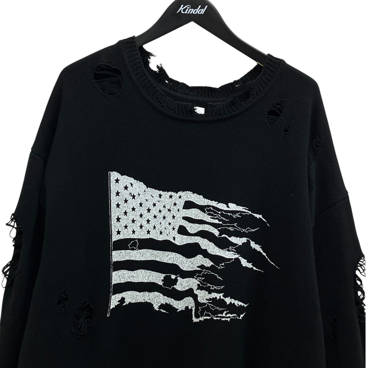 DESTROYED KNIT LSTダメージニットG11LT045