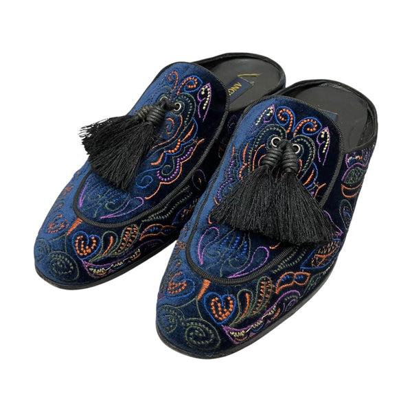 ANGELO RUFFO(アンジェロルッフォ) VELVET EMB． MULEタッセルミュール