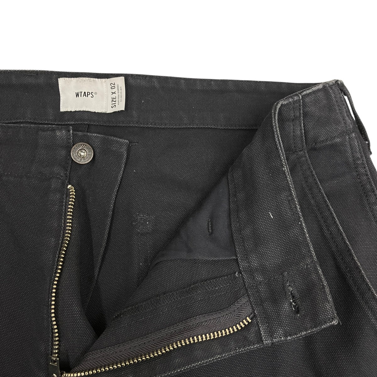 WTAPS 25AWウォッシュ加工 キャンバス ペインタートラウザーパンツ252WVDT-PTM05 古着・中古-5枚目のアイテム画像