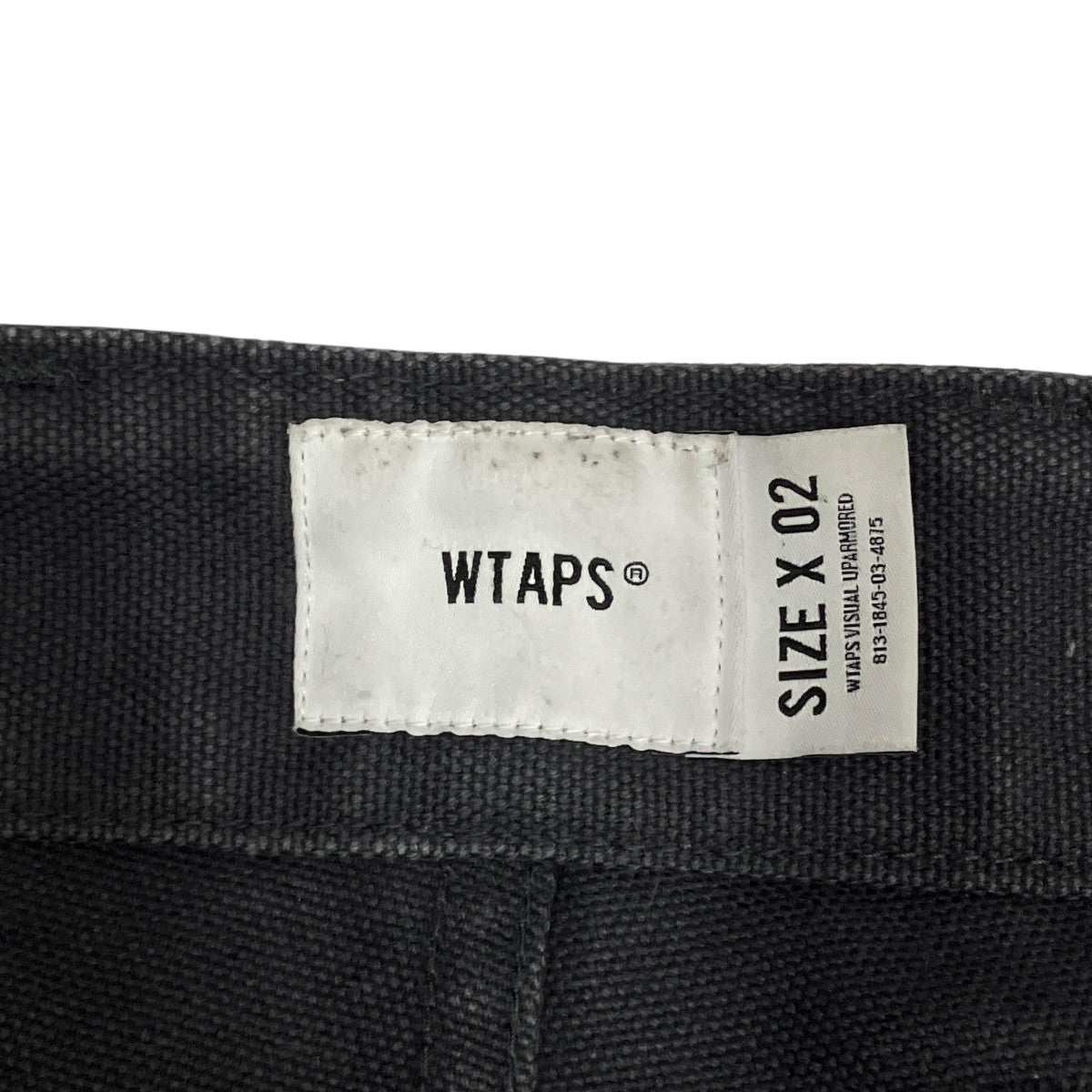 WTAPS(ダブルタップス) 25AWウォッシュ加工 キャンバス ペインター