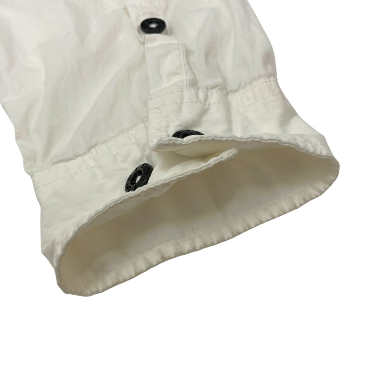 STONE ISLAND 黒ボタン長袖シャツ 古着・中古-5枚目のアイテム画像