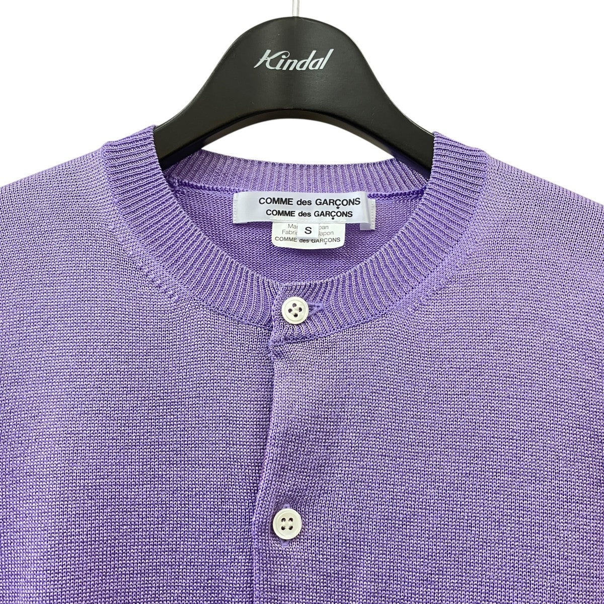 COMME des GARCONS COMME des GARCONS 半袖ニットカーディガンRC-N008 古着・中古-3枚目のアイテム画像