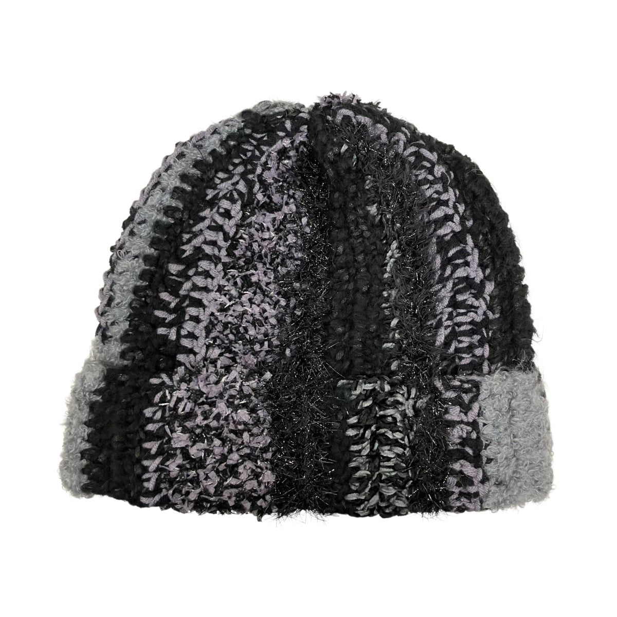 25AWTinsel Stripe Beanieニット帽