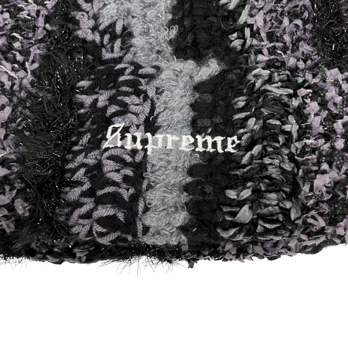 25AWTinsel Stripe Beanieニット帽