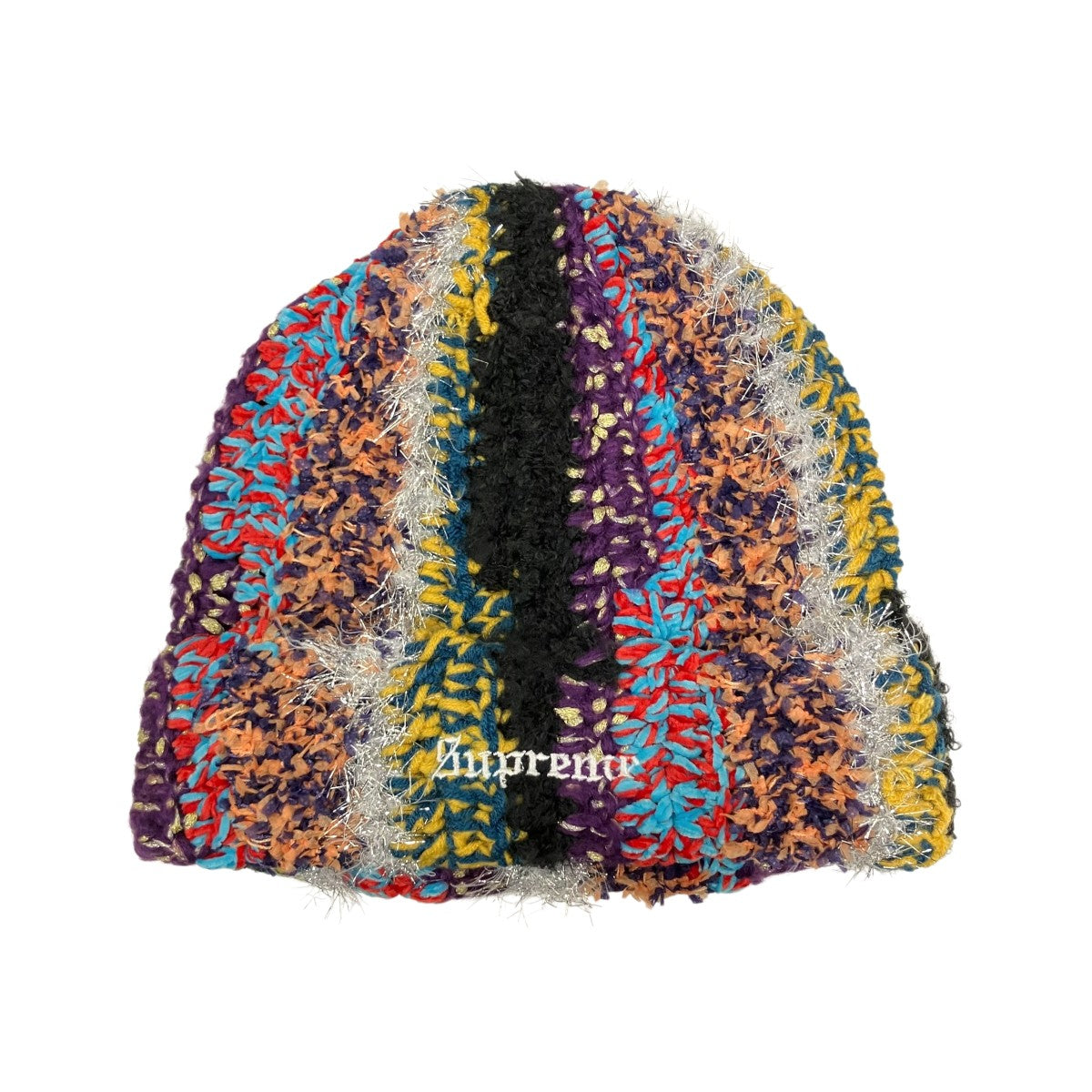 25AWTinsel Stripe Beanieニット帽
