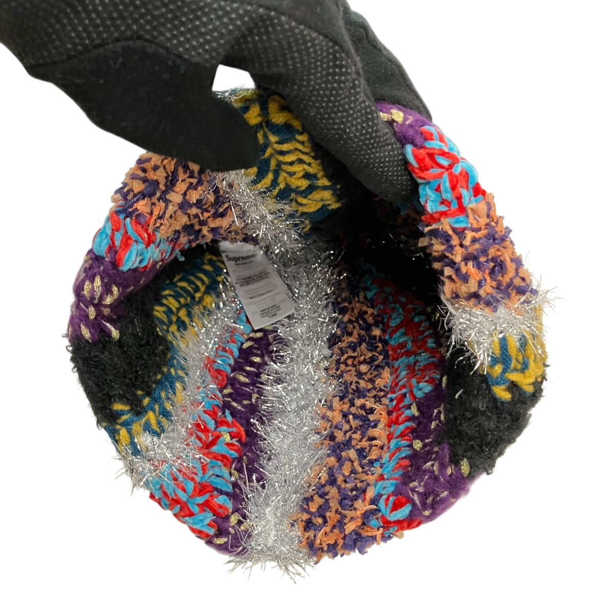 25AWTinsel Stripe Beanieニット帽