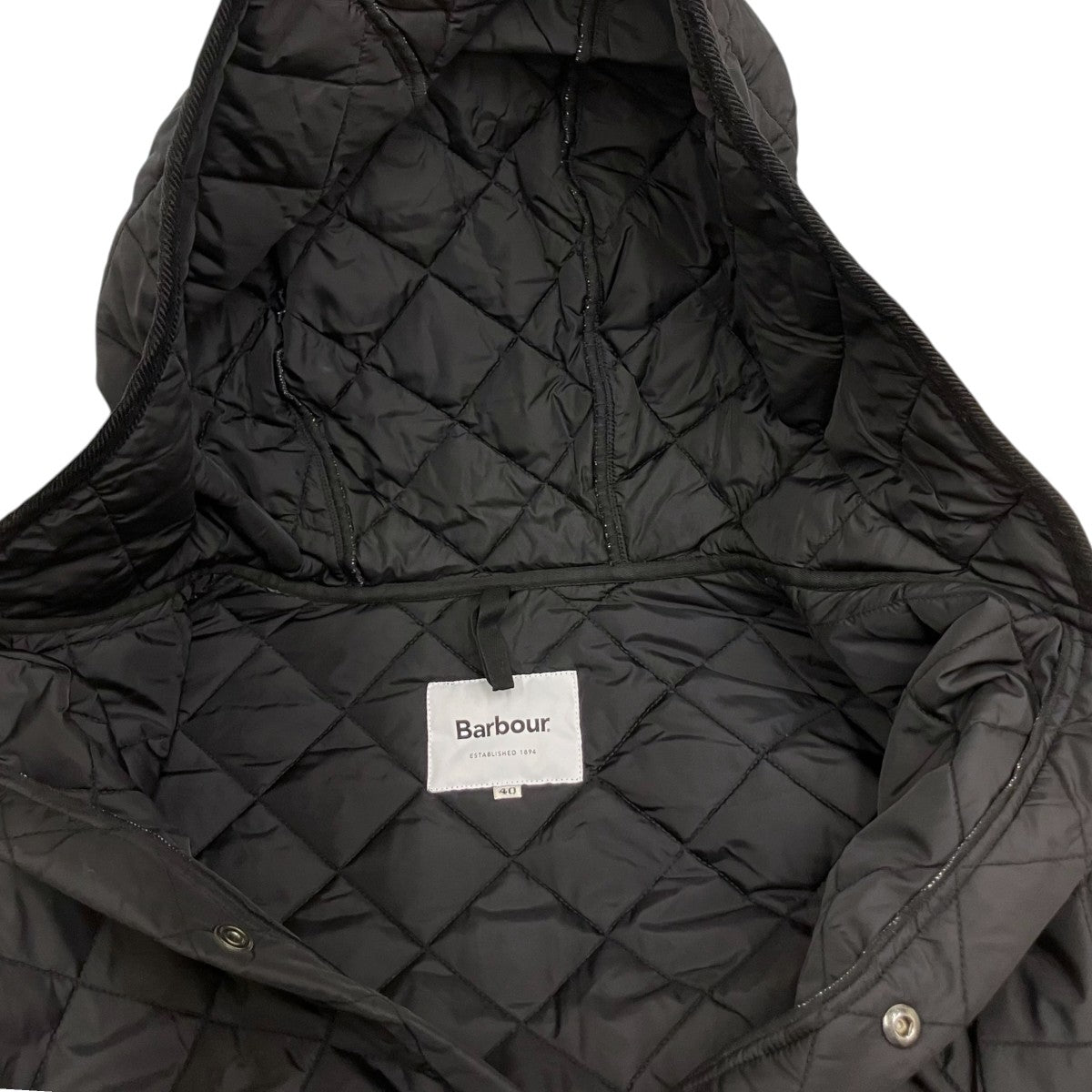 Barbour HOODED LIDDESDALEキルティングコート2102005 古着・中古-5枚目のアイテム画像