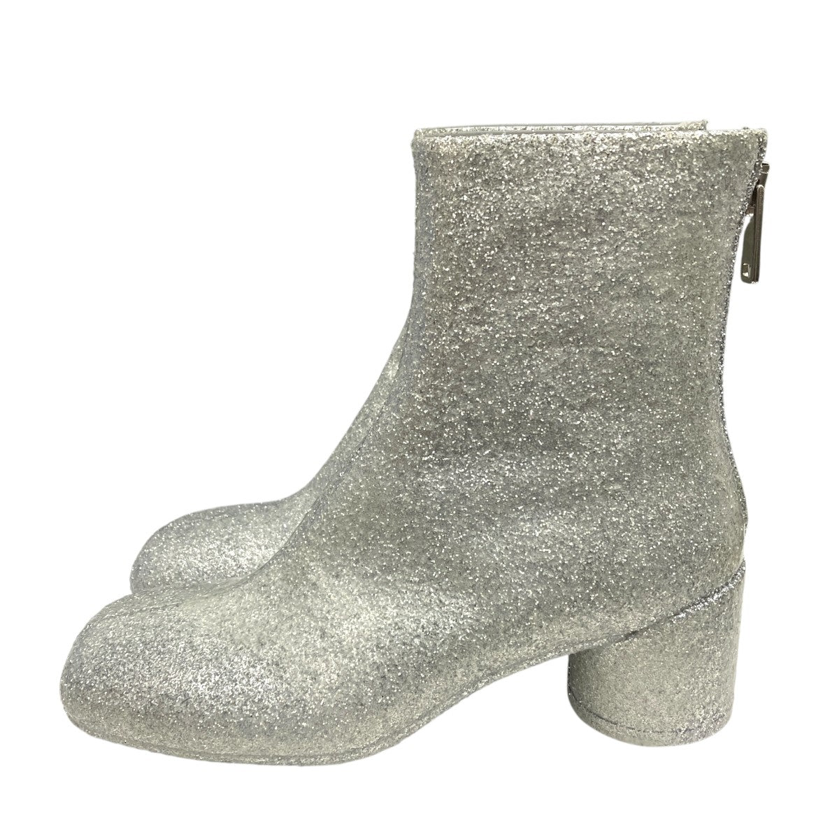 【24.5~25】MM6 グリッター ブーティ MM6 Maison Margiela(マルタンマルジェラ) GLITTERED ANKLE BOOTS