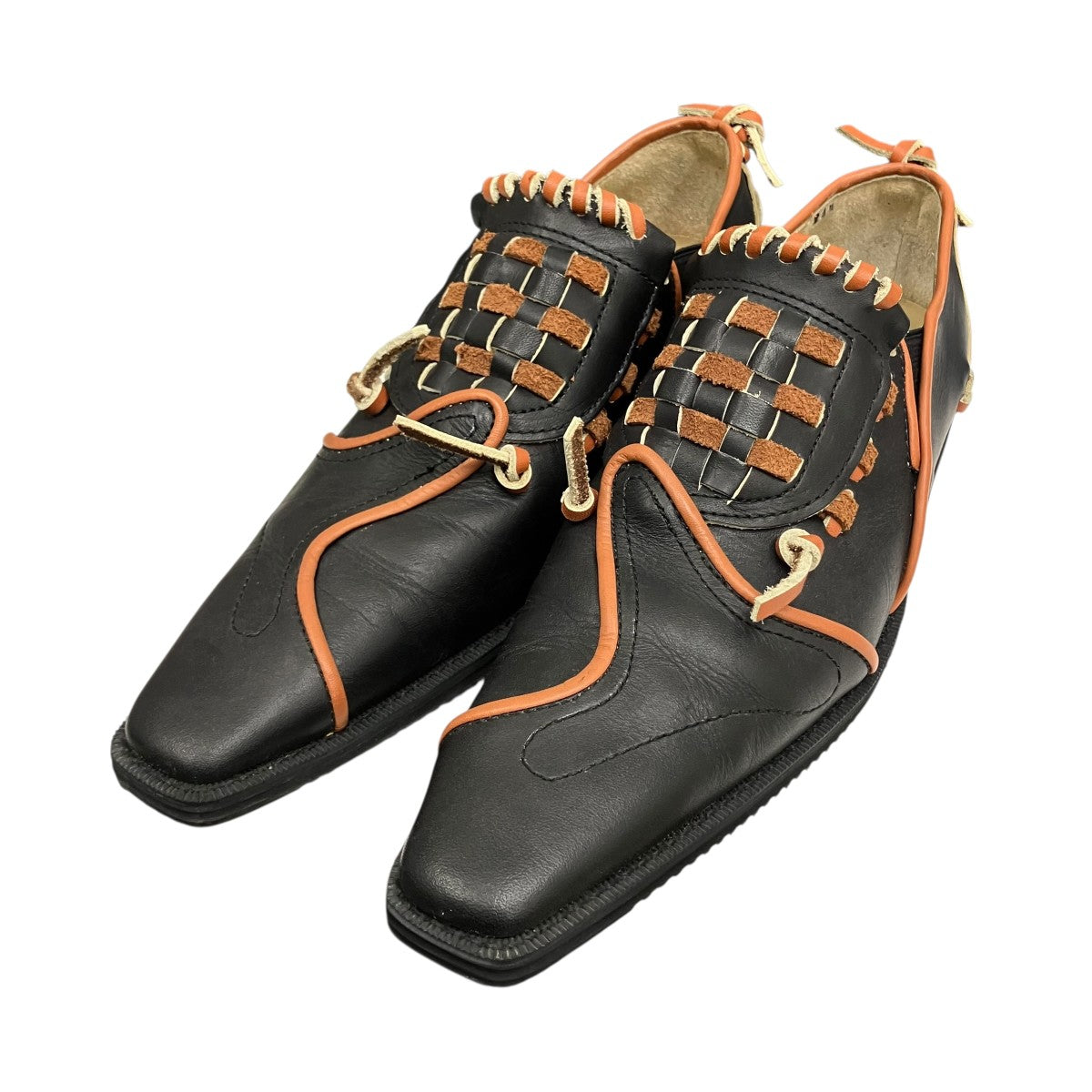 COMME des GARCONS レザーシューズGQ-K101-001-1-7 古着・中古-1枚目のアイテム画像