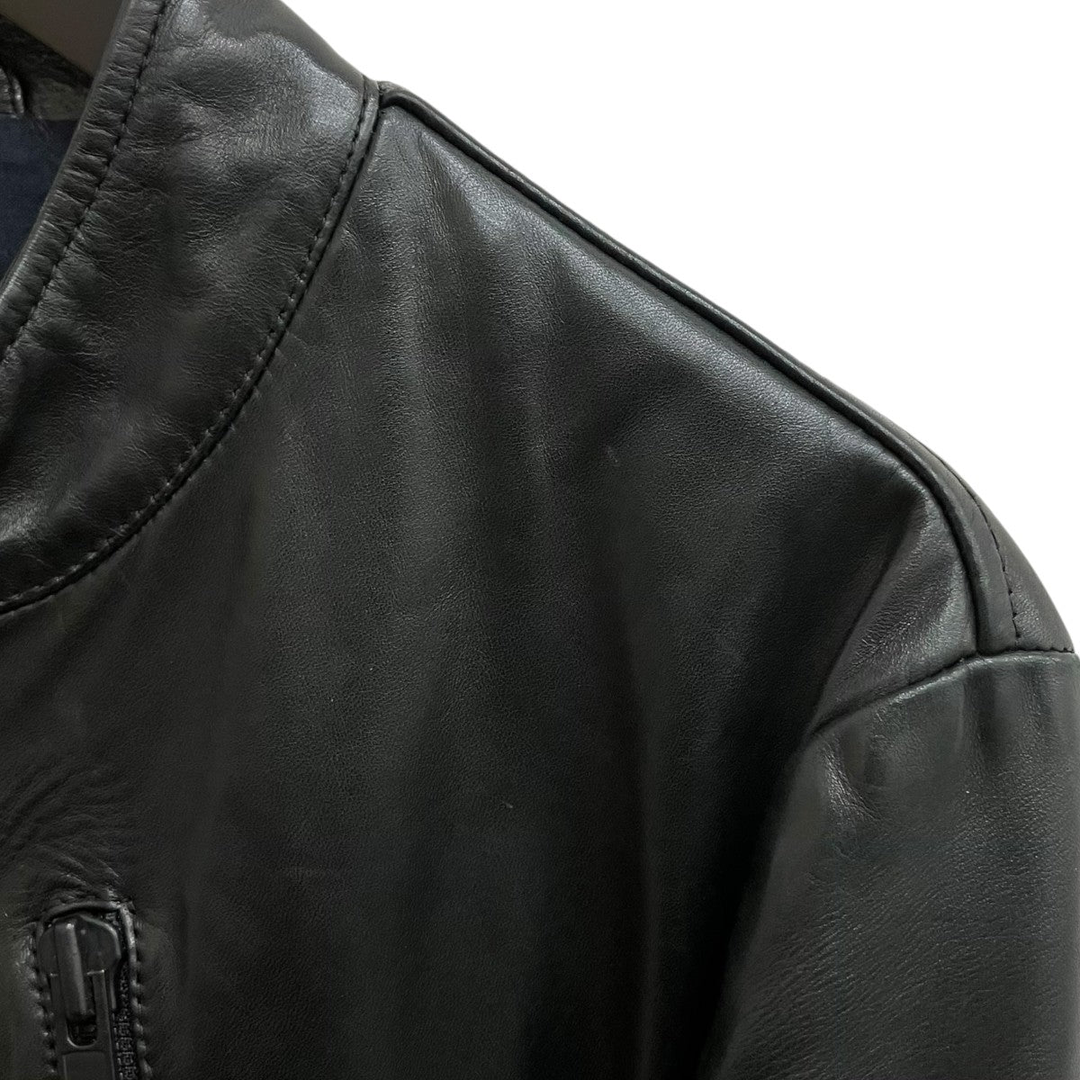 Maison Margiela 14 5ZIP ここのえ期 ホースレザーライダースジャケット30AM16209542 古着・中古-2枚目のアイテム画像