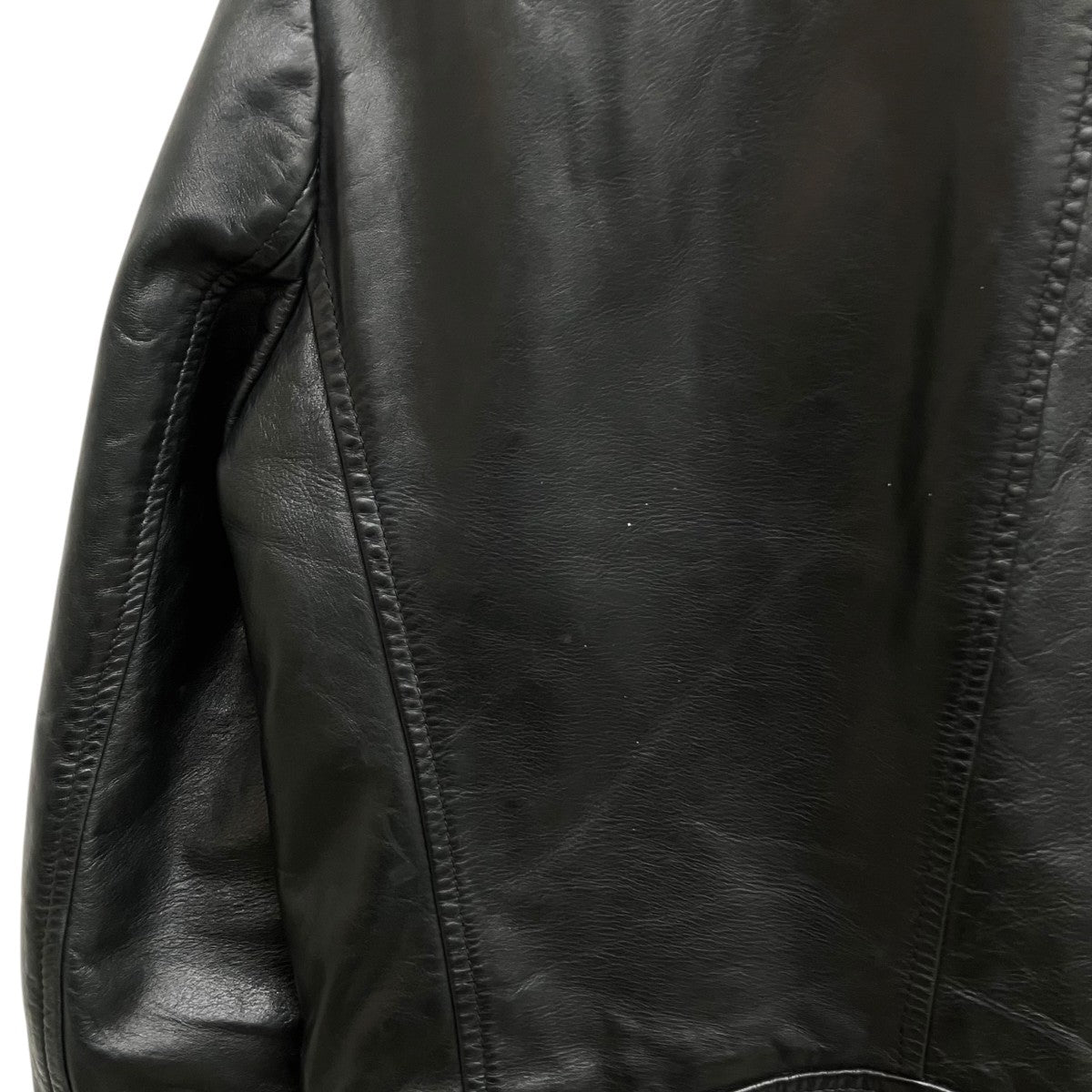 Maison Margiela 14 5ZIP ここのえ期 ホースレザーライダースジャケット30AM16209542 古着・中古-3枚目のアイテム画像