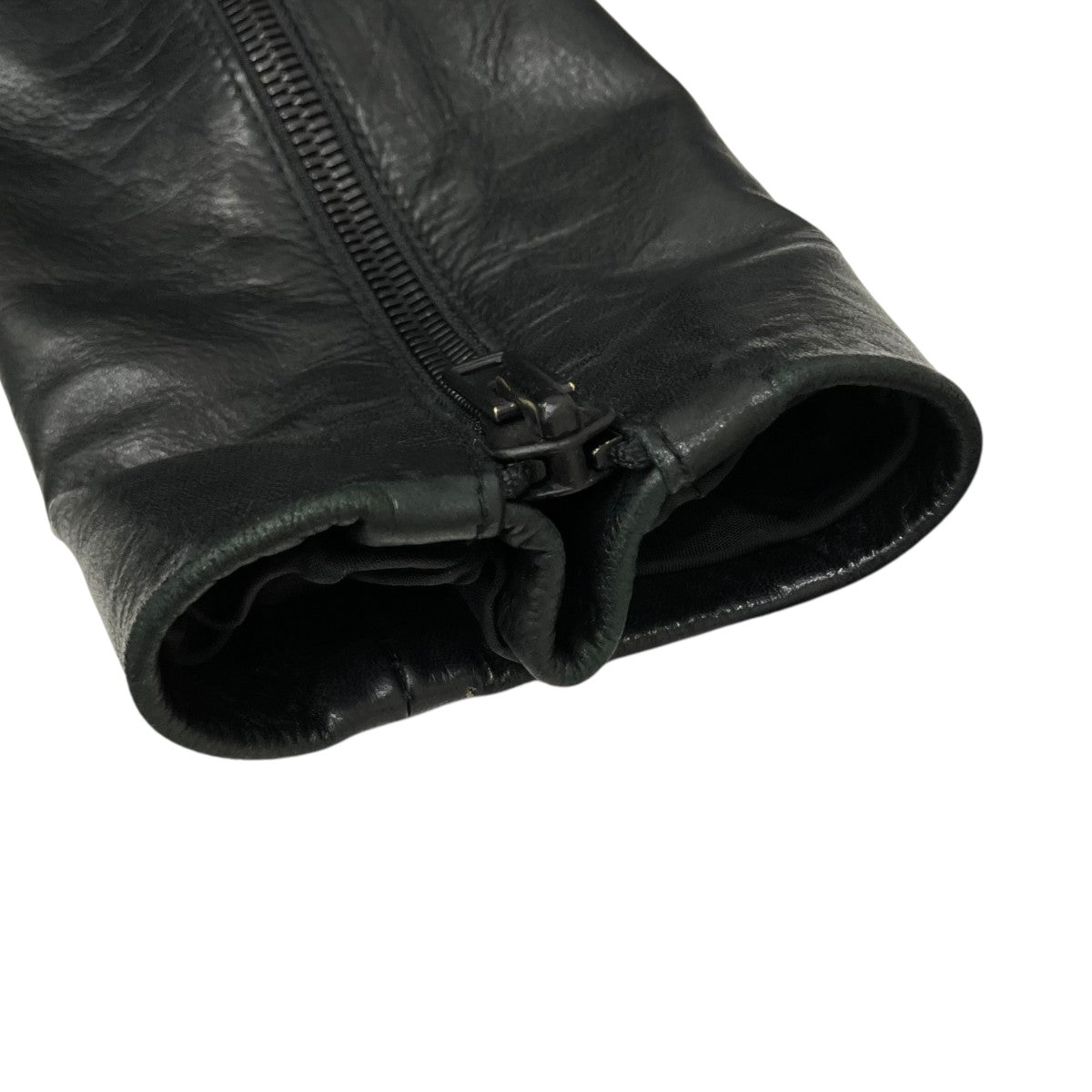Maison Margiela 14 5ZIP ここのえ期 ホースレザーライダースジャケット30AM16209542 古着・中古-5枚目のアイテム画像