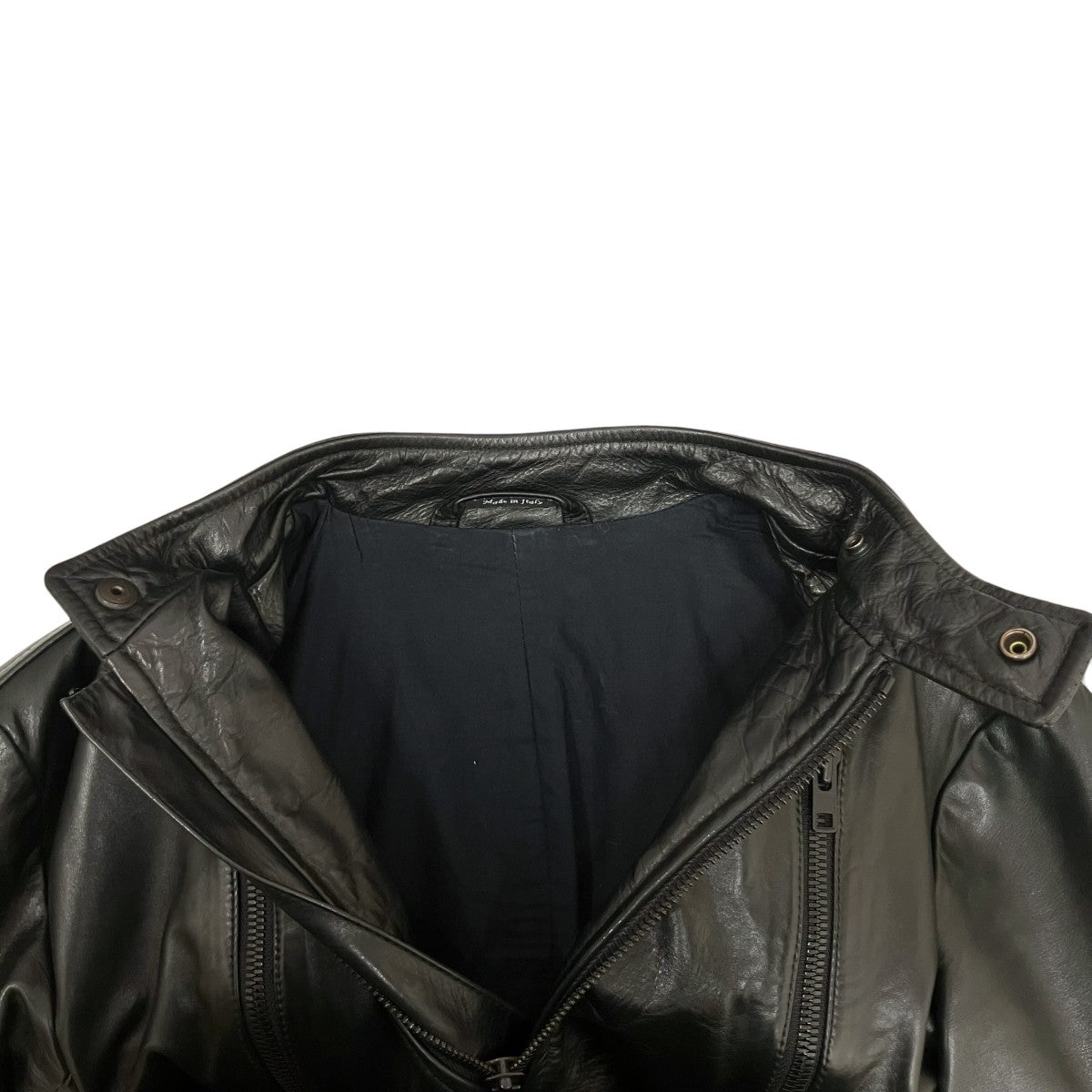 Maison Margiela 14 5ZIP ここのえ期 ホースレザーライダースジャケット30AM16209542 古着・中古-7枚目のアイテム画像