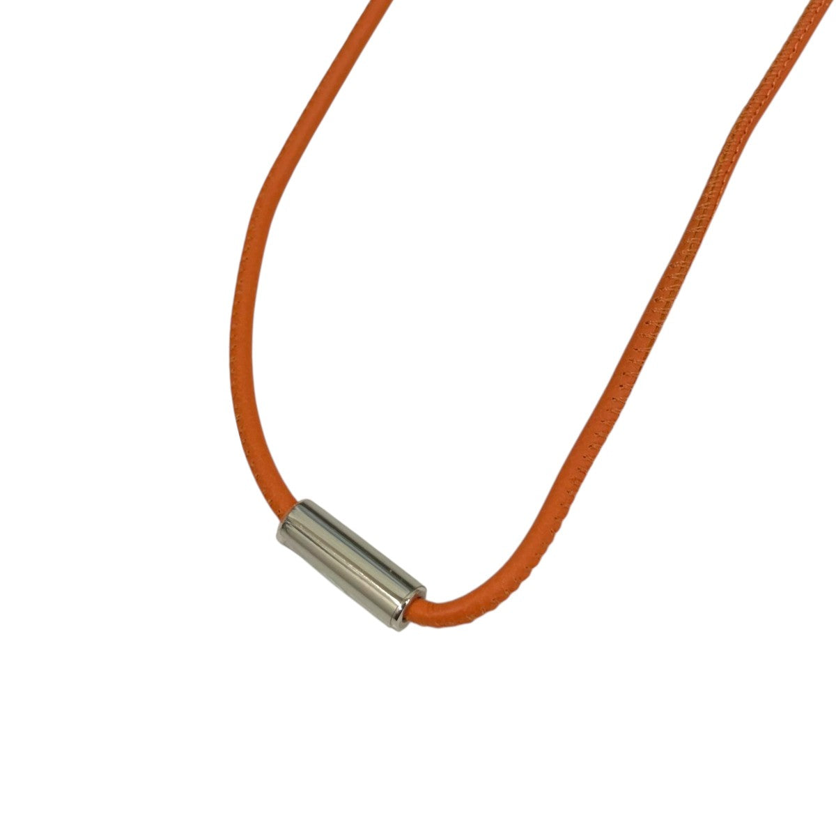 HERMES レザーアジャスター キュリオジテネックレスネッククレス 古着・中古-2枚目のアイテム画像