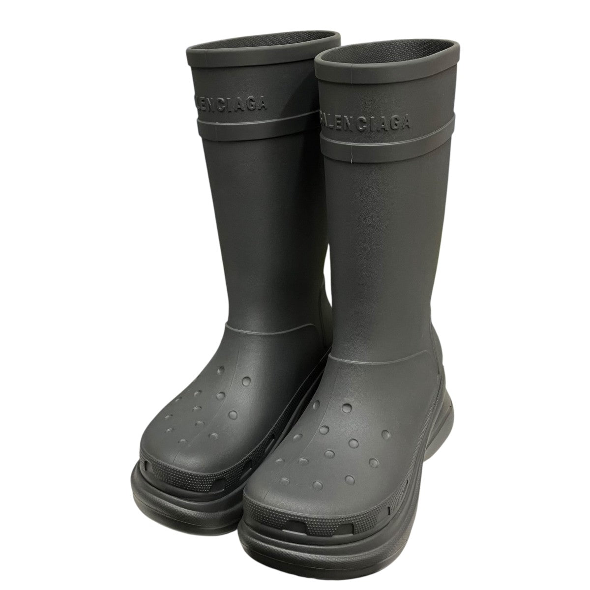 BALENCIAGA×crocs ロングブーツ 古着・中古-1枚目のアイテム画像