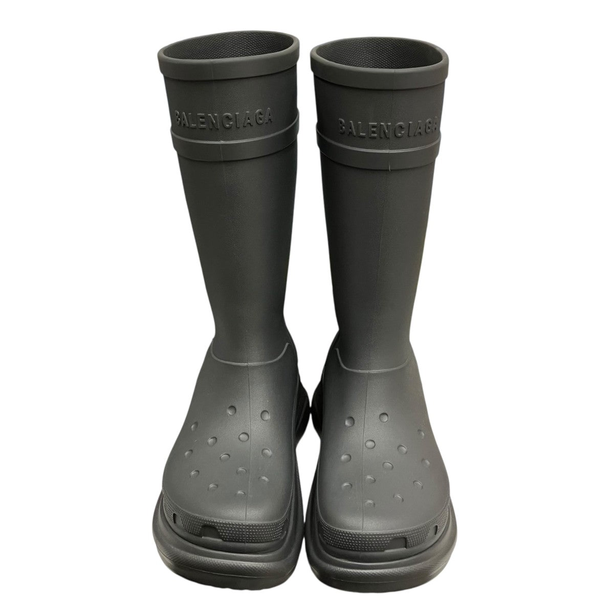 BALENCIAGA×crocs ロングブーツ 古着・中古-2枚目のアイテム画像