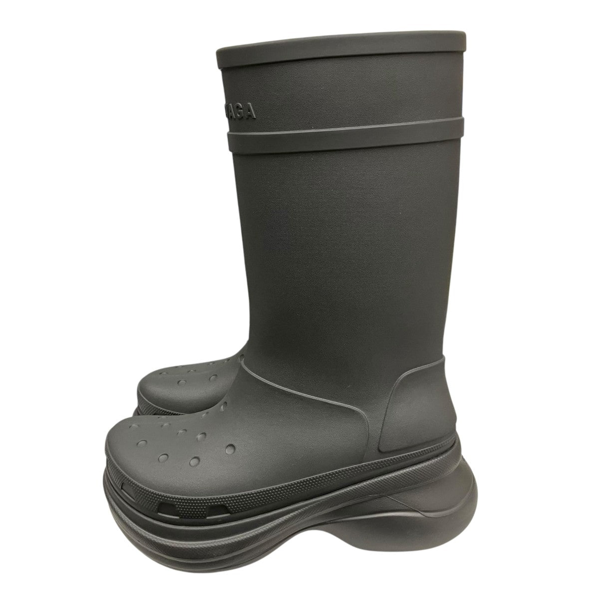 BALENCIAGA×crocs ロングブーツ 古着・中古-3枚目のアイテム画像