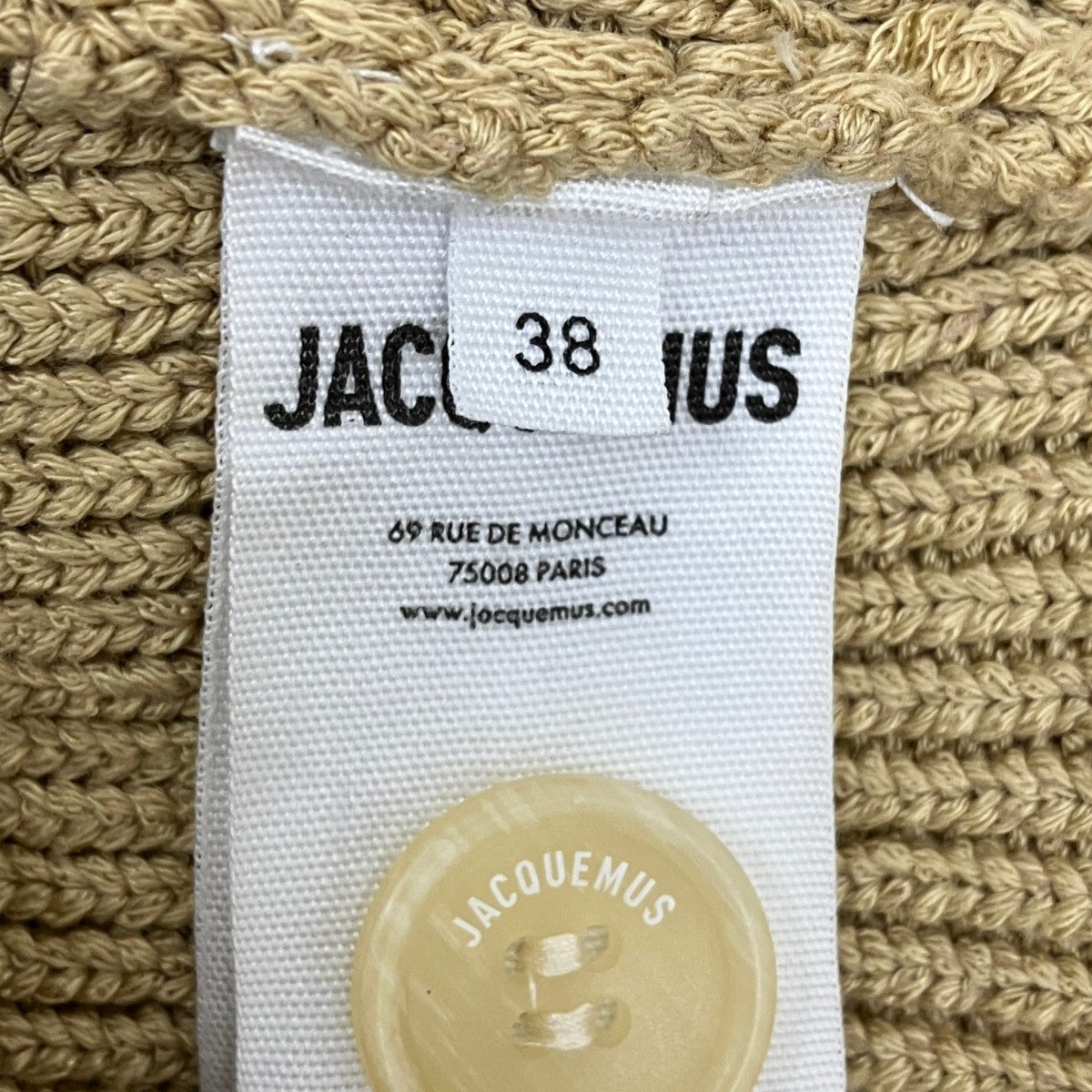 JACQUEMUS LE POLO MAILLE ACRO半袖ニットポロ 古着・中古-9枚目のアイテム画像