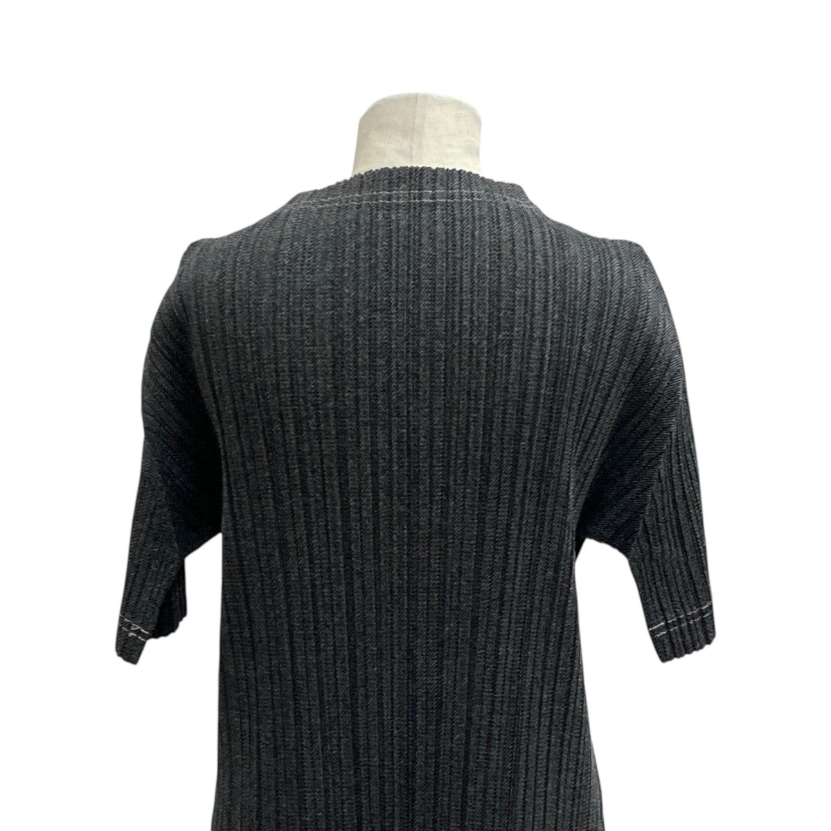PLEATS PLEASE 25AWCOTTON DENIM半袖ワンピースPP53JH244 古着・中古-5枚目のアイテム画像