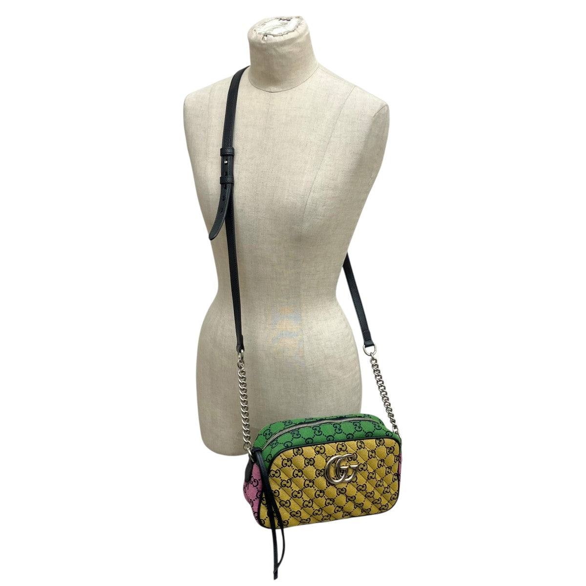 GUCCI GGキャンバスショルダーバッグ447632 古着・中古-2枚目のアイテム画像