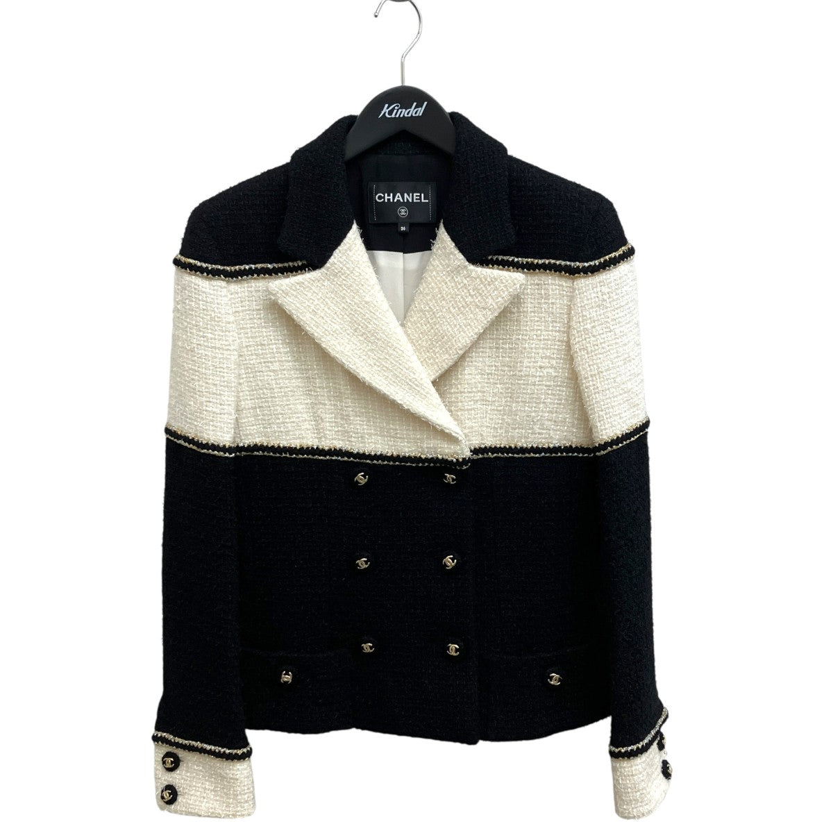 CHANEL ツイードジャケットP64609V19676 古着・中古-1枚目のアイテム画像