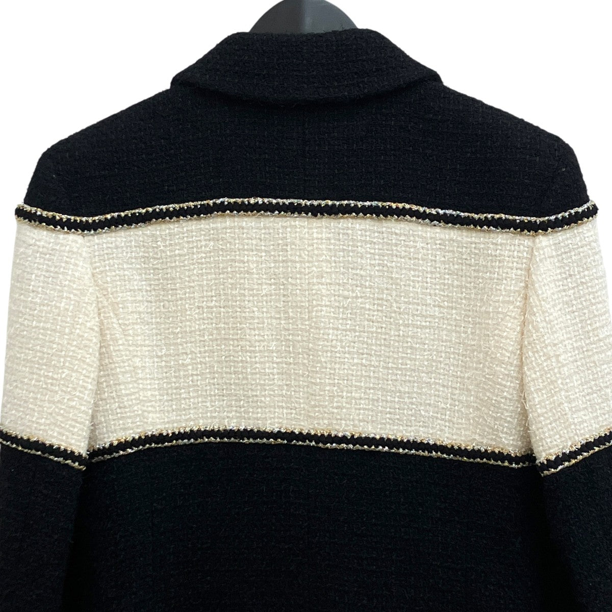 CHANEL ツイードジャケットP64609V19676 古着・中古-4枚目のアイテム画像