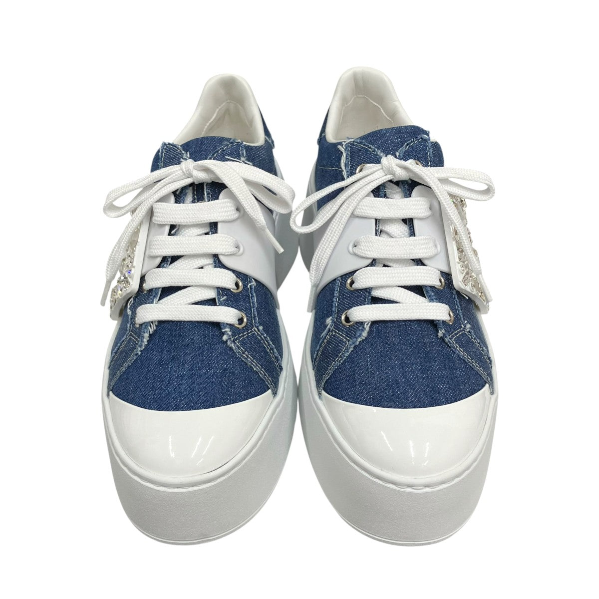 Roger Vivier デニムスニーカー 古着・中古-2枚目のアイテム画像