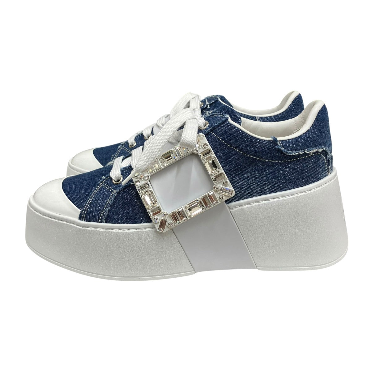 Roger Vivier デニムスニーカー 古着・中古-3枚目のアイテム画像