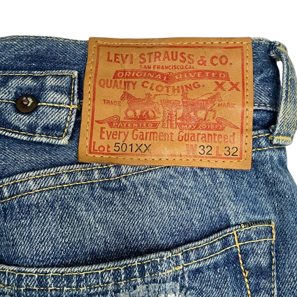 CDG JUNYA WATANABE MAN×LEVI’S WーNAME DENIM PANTSデニムパンツWE-P201 古着・中古-5枚目のアイテム画像