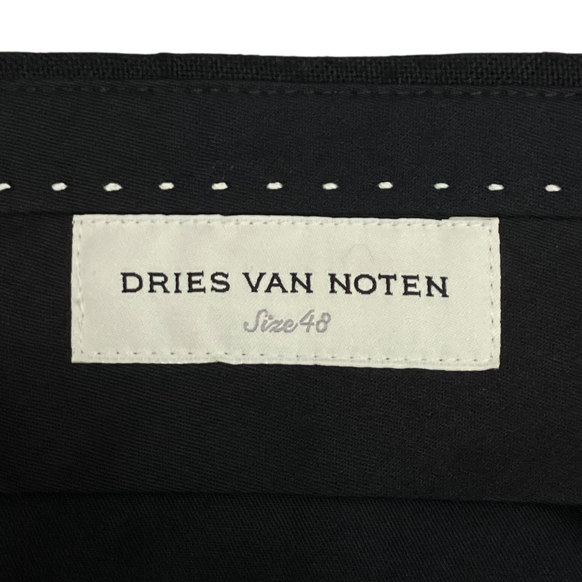 DRIES VAN NOTEN(ドリスヴァンノッテン) ワイドパンツ ブラック サイズ
