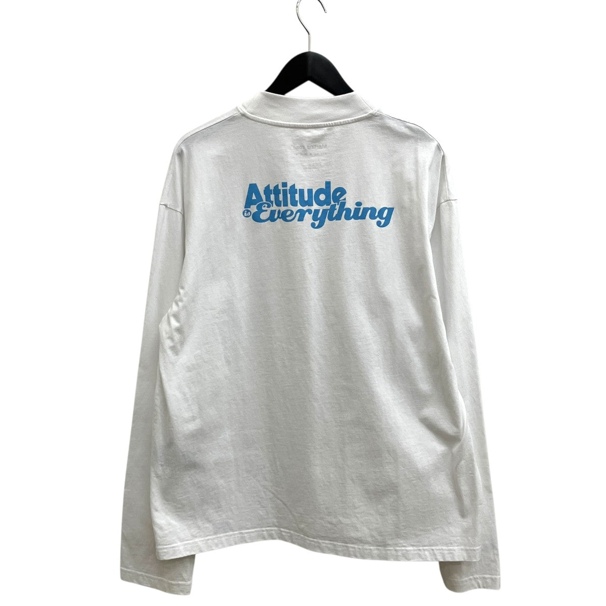 Martine rose FUNNEL NECK L S T-SHIRT長袖Tシャツ 古着・中古-2枚目のアイテム画像