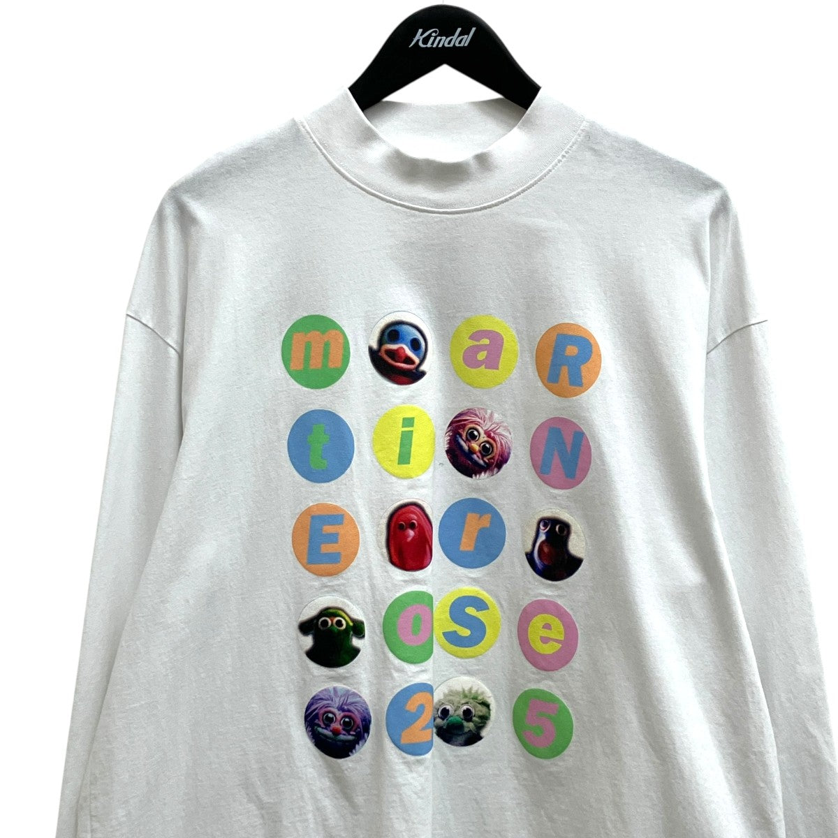 Martine rose FUNNEL NECK L S T-SHIRT長袖Tシャツ 古着・中古-3枚目のアイテム画像