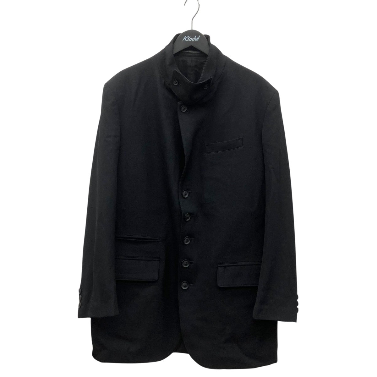 Yohji Yamamoto pour homme 5釦JKT アーミーギャバジンテーラードジャケットHL-J04-101 古着・中古-1枚目のアイテム画像