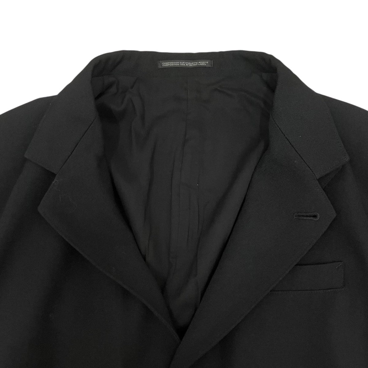 Yohji Yamamoto pour homme 5釦JKT アーミーギャバジンテーラードジャケットHL-J04-101 古着・中古-5枚目のアイテム画像