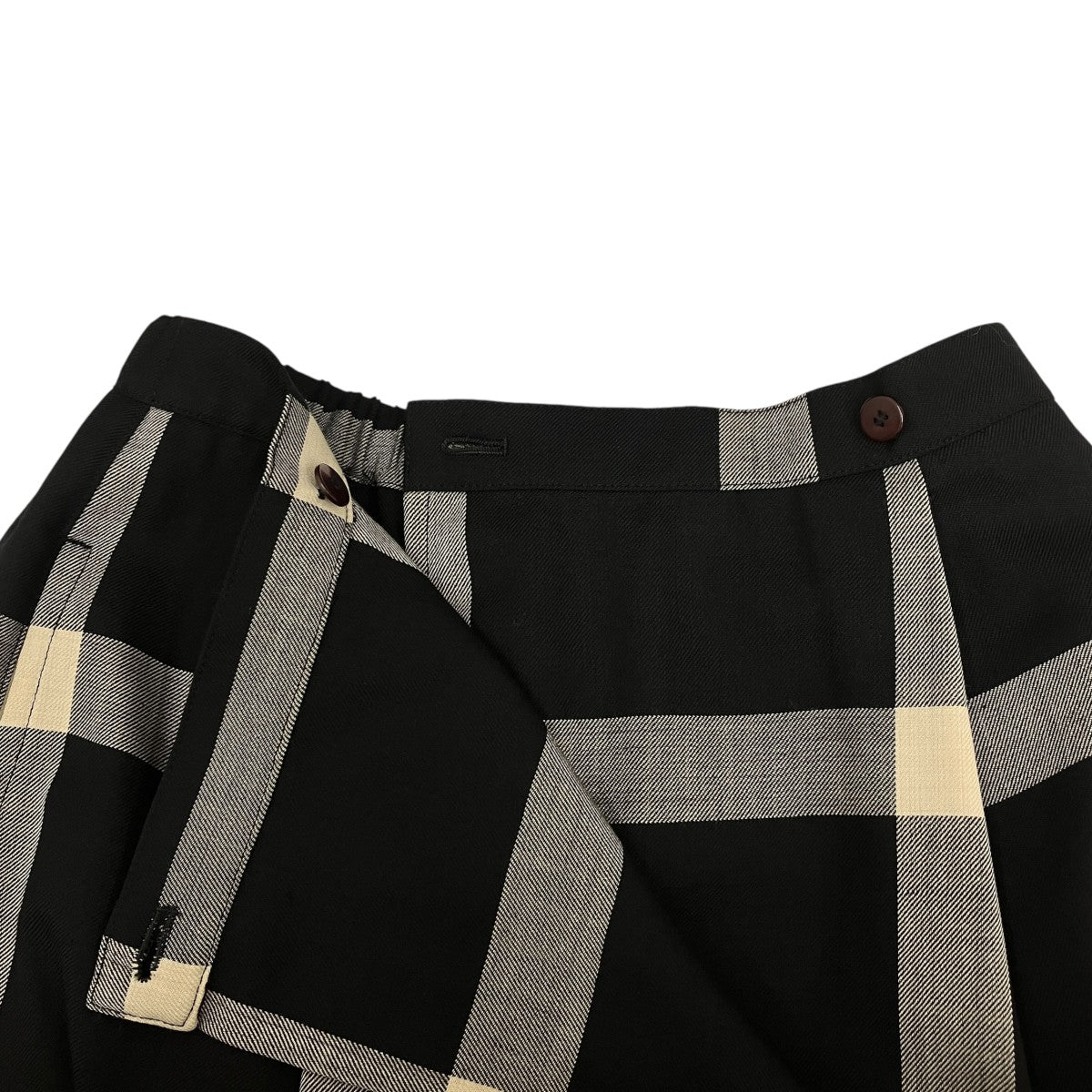80s 筆タグチェックスカートJG52058