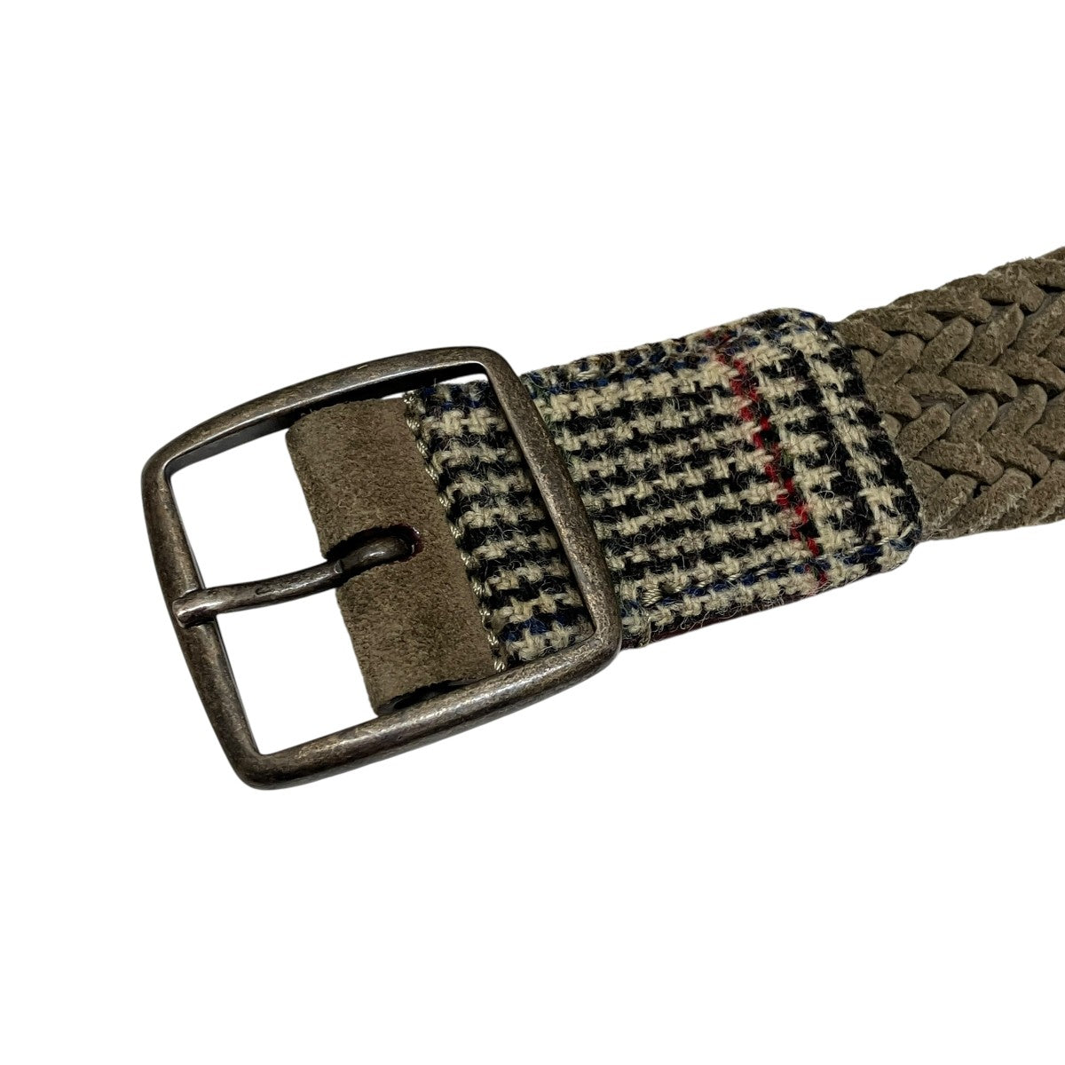 LARDINI ユニセックス編み込みレザーベルト 古着・中古-3枚目のアイテム画像