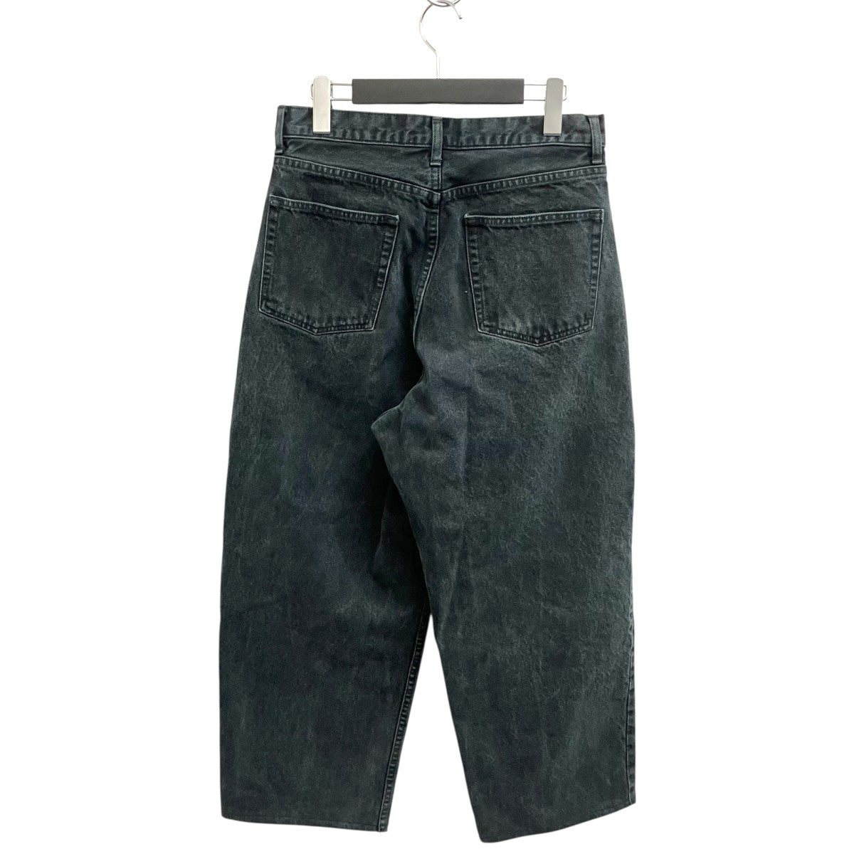 A．PRESSE(アプレッセ) STYLE2 Black Washed Wide Denim Pantsデニム