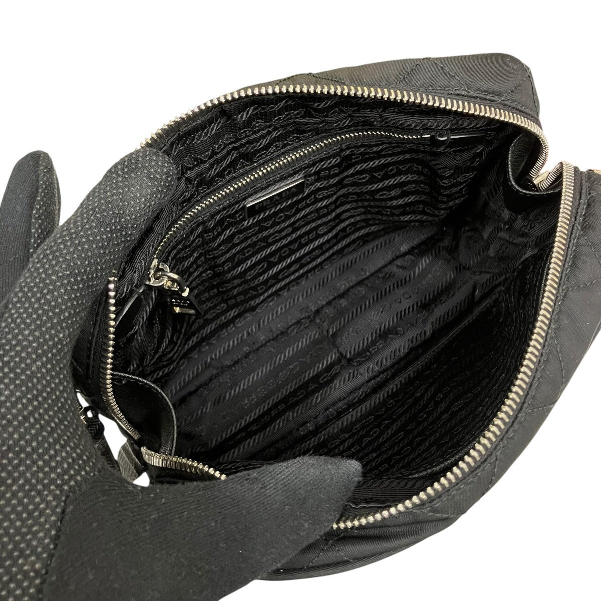 PRADA IMPUNTU キルティング ショルダーバッグ 1BH910 古着・中古-6枚目のアイテム画像